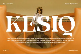 Kesiq – Elegant Modern Serif Display Font
