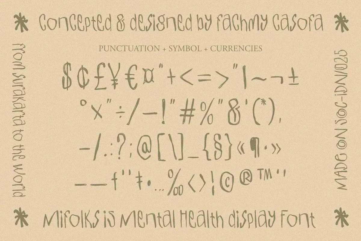 MIFOLKS — Naive Handwritten Font
