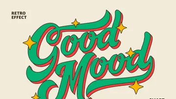 Retro 3D Volume Text & Logo Effect