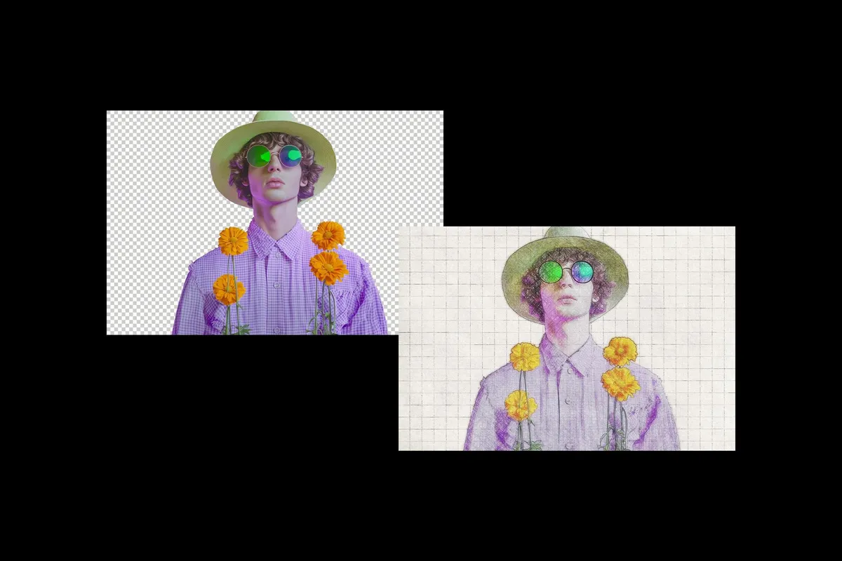 Pencil Drawing Photo Effect