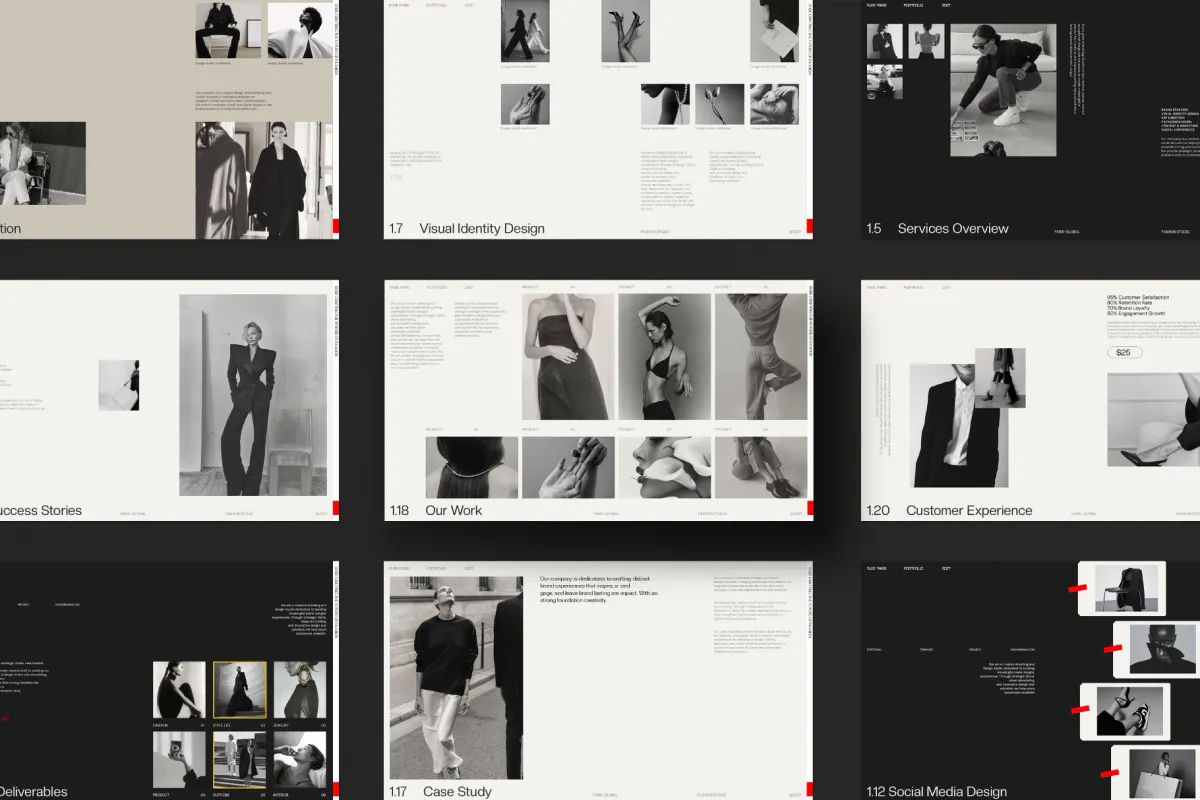 RUBE - Fashion Portfolio Presentation Template