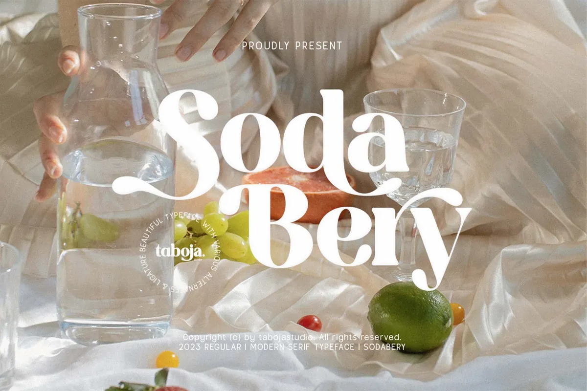 Sodabery | Serif Font