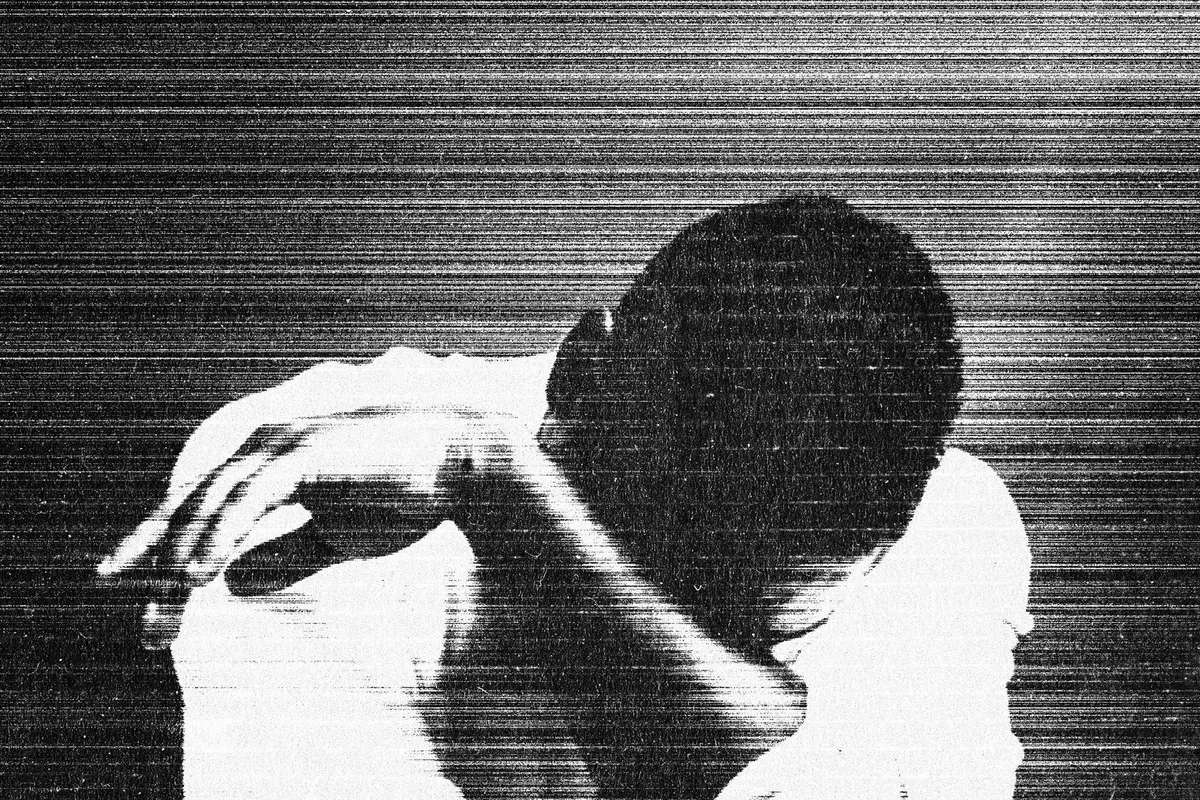 Bad Scan Reeded Photo Effect