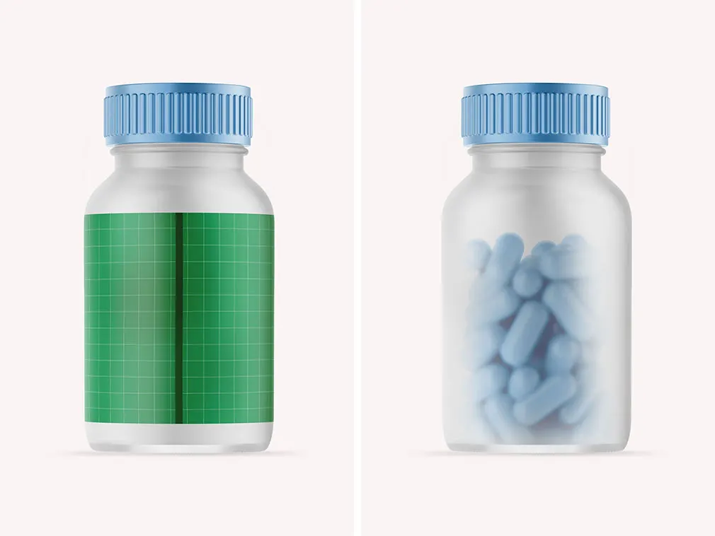 Pills Bottle Mockup