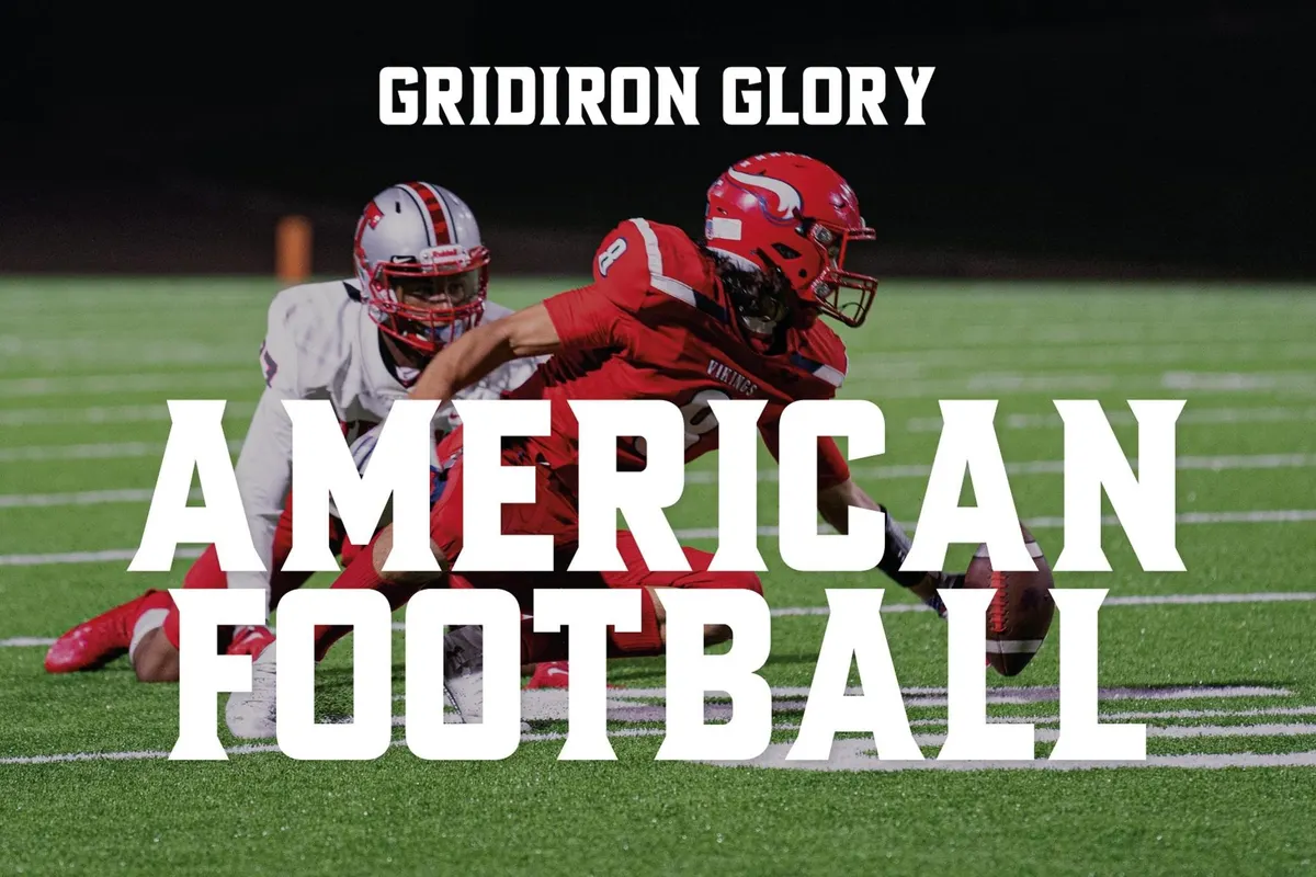 Gridiron Glory - Sport Typeface