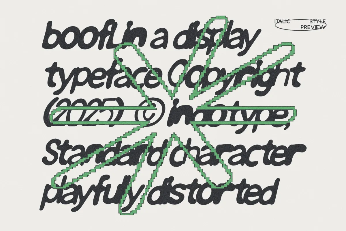 Booflin - Imperfect Hand Drawn Display Font