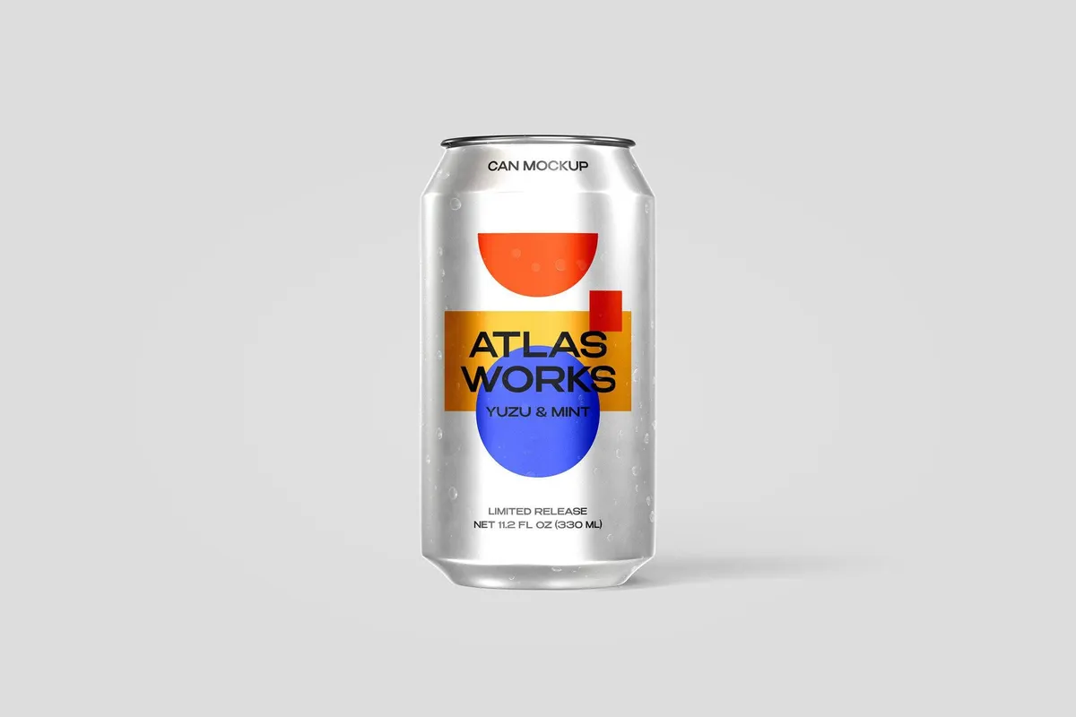 330ml Can Mockup