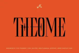 Theome - Gothic Serif Display Font
