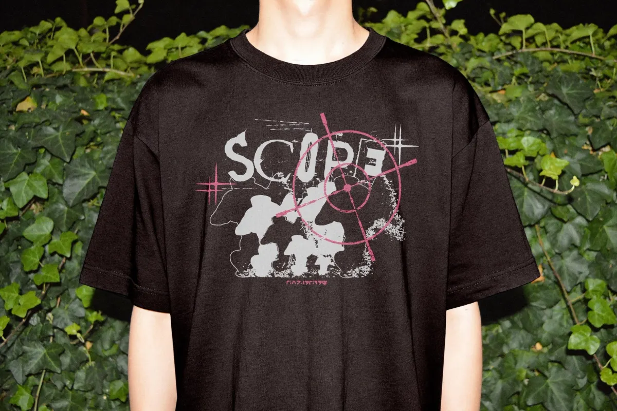 Front Print T-Shirt Mockup