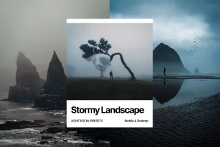 Cinematic Stormy Landscape Lightroom Presets