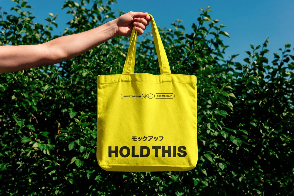 Summer Tote Bag Mockup