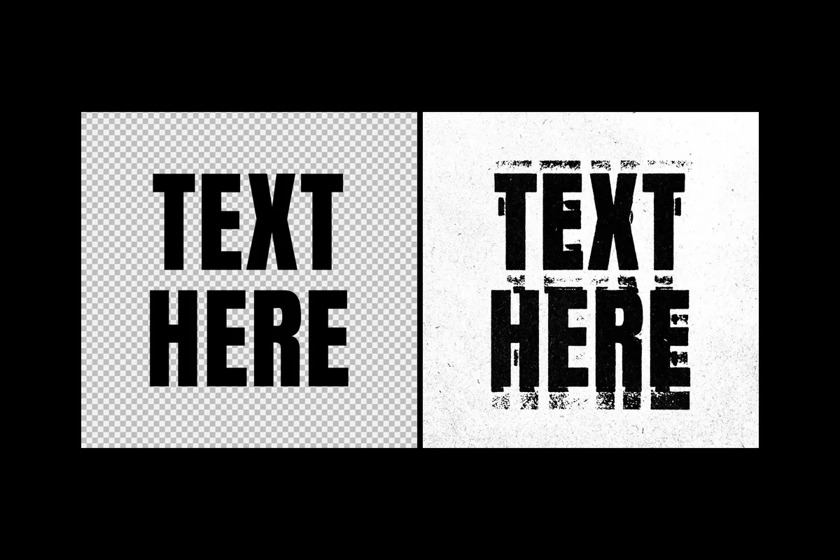 Bad Ink Print Text Effect