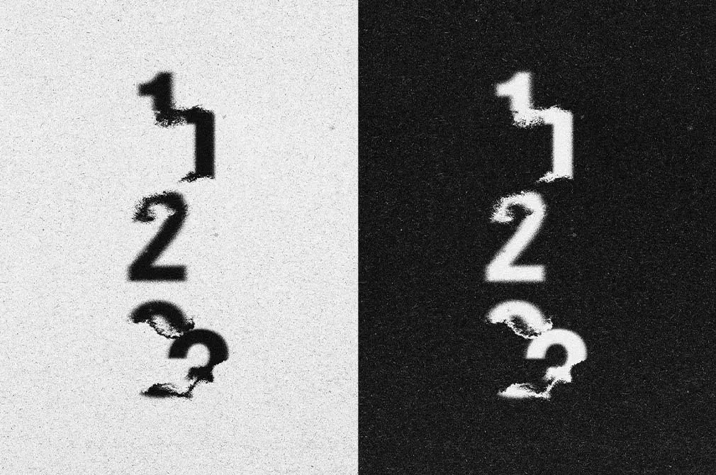 Textured Displace Text Effect