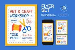 Art & Craft Workhsop Flyer
