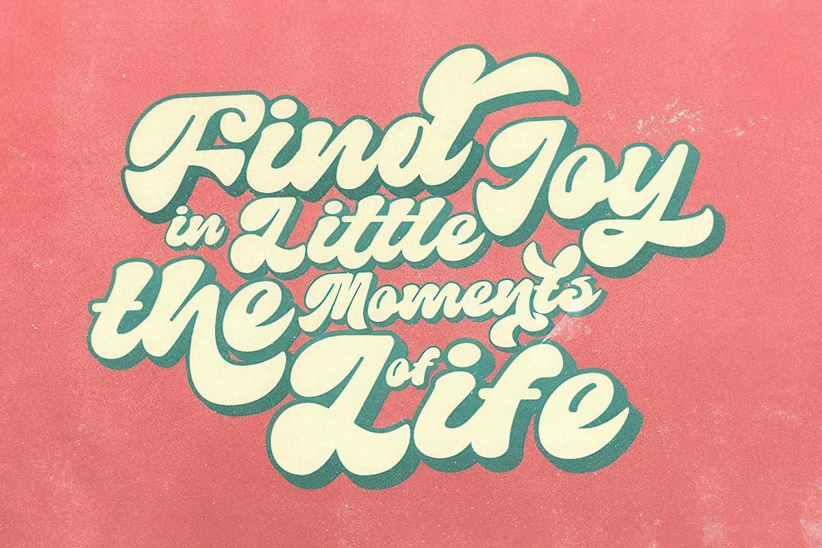 Flicking - Groovy Retro Font