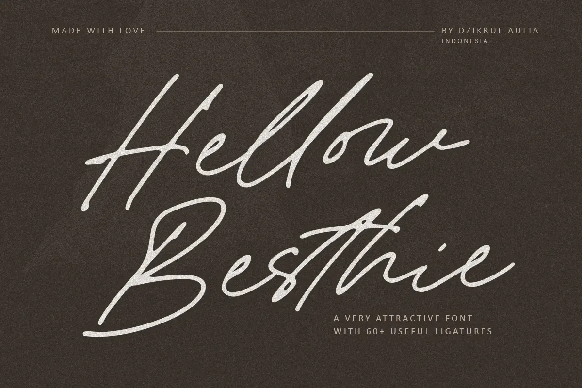 Hello Besthie Font