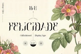 Felicidade - Victorian Font