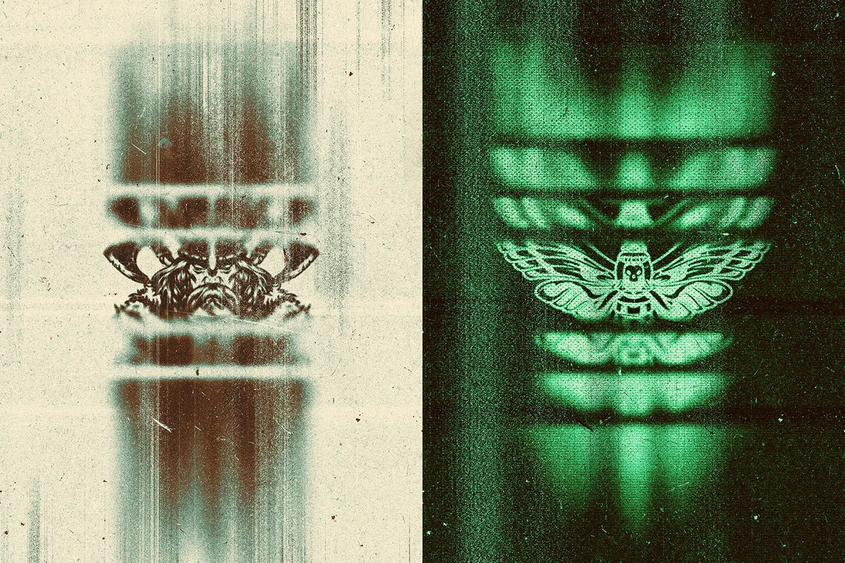 Printed Mess Text & Logo Effects Collection