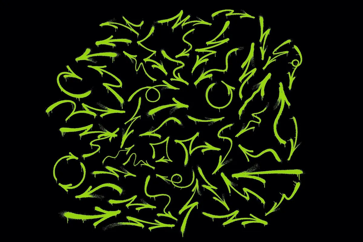 50 Vector Graffiti Arrows