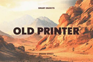 Old Printer Effect