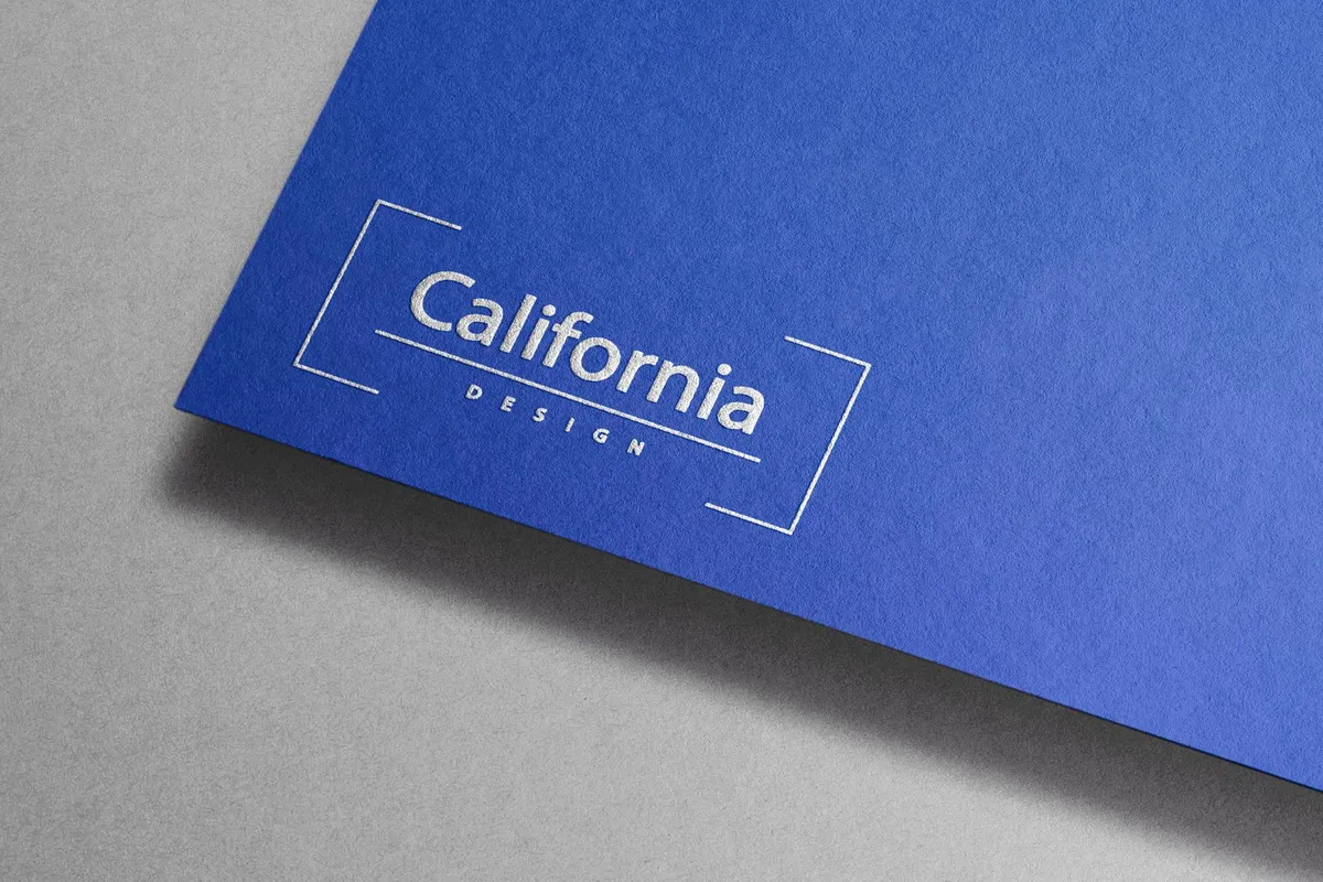 Close-Crop Paper Logo Mockup
