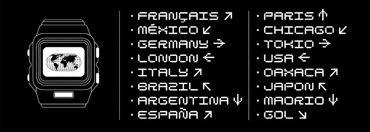 Spacer R | Display Tech Font