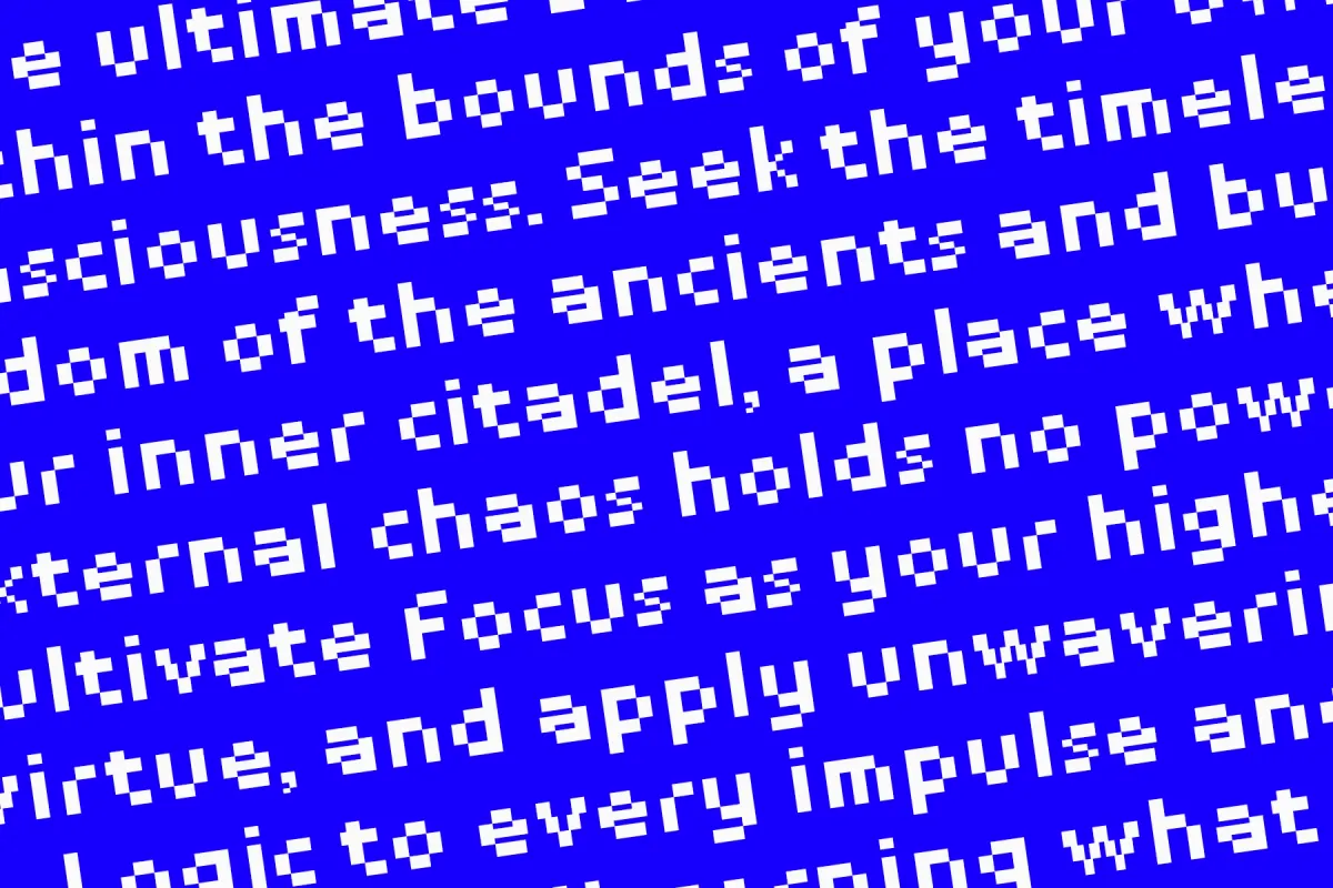 Gridbit - Digital Pixel Font