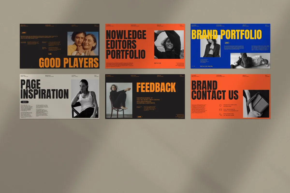 Brand Portfolio Presentation Template