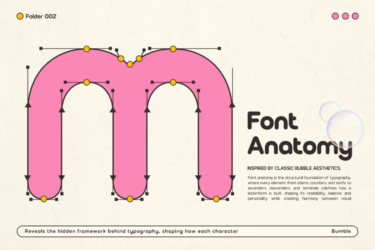 GC Bumble – Rounded Bubble Font