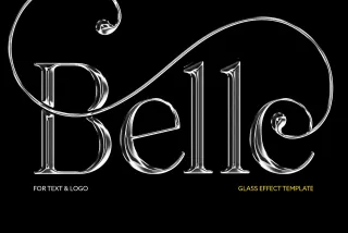 Glass Text Effect