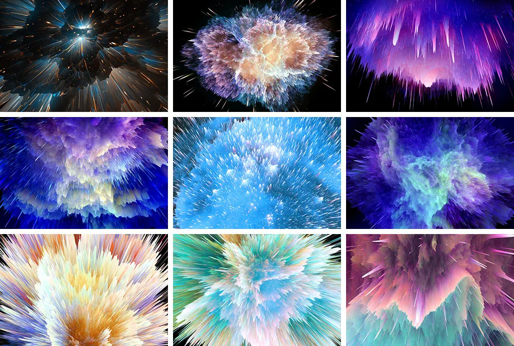 Space Explosion Backgrounds