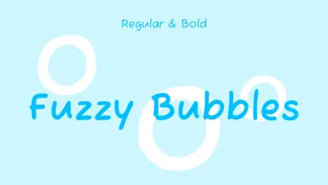 Fuzzy Bubbles Font