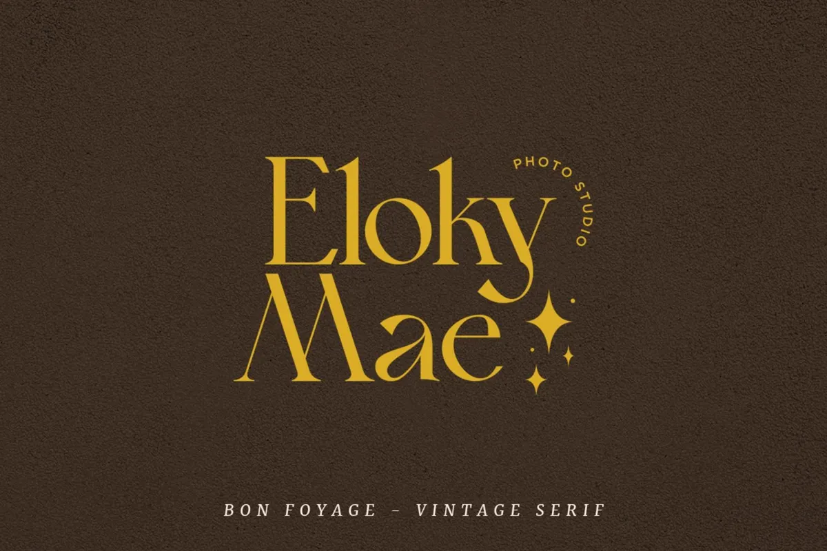 Bon Foyage - Vintage Serif Font