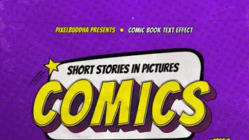 Old Comics Text Effects Set