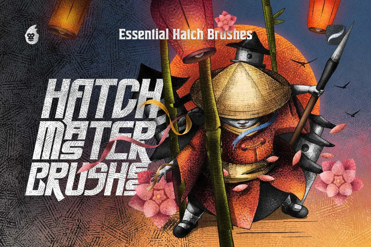 Hatch Master Procreate Brushes