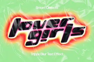 Trippy Blur Text Effect