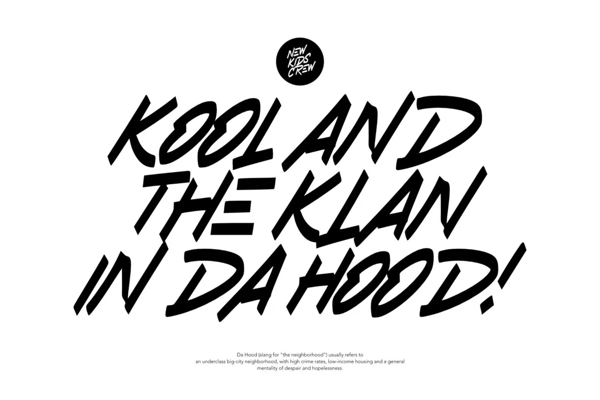 New Kids Crew - Graffiti Tag Font