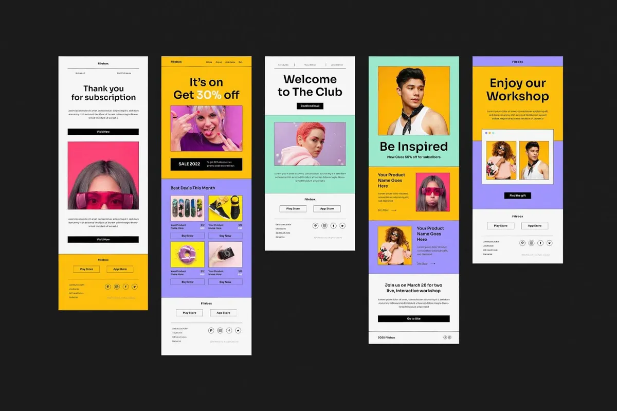Sora Pop Newsletter Templates