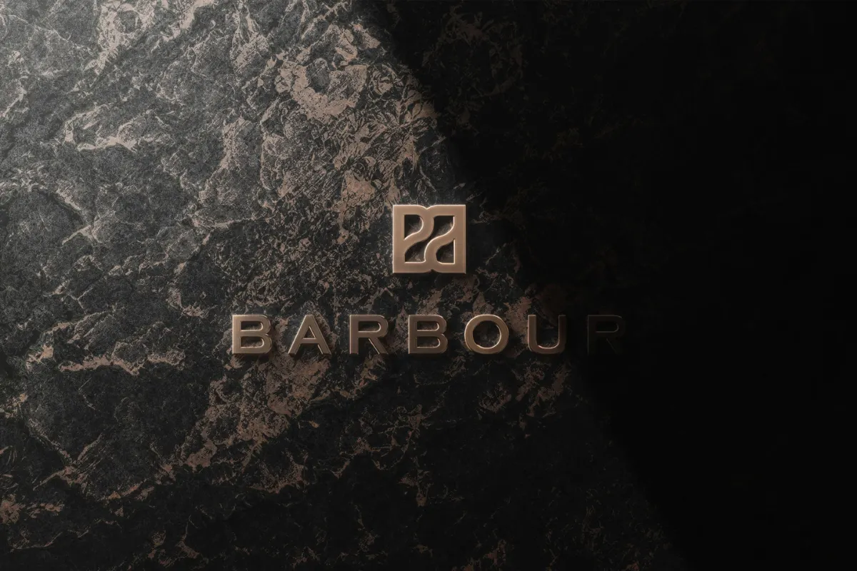 Marbled Stone Logo Mockup