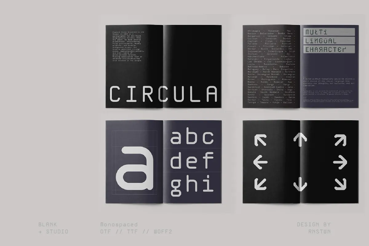 Circula Mono - Rounded Monospace Sans Font