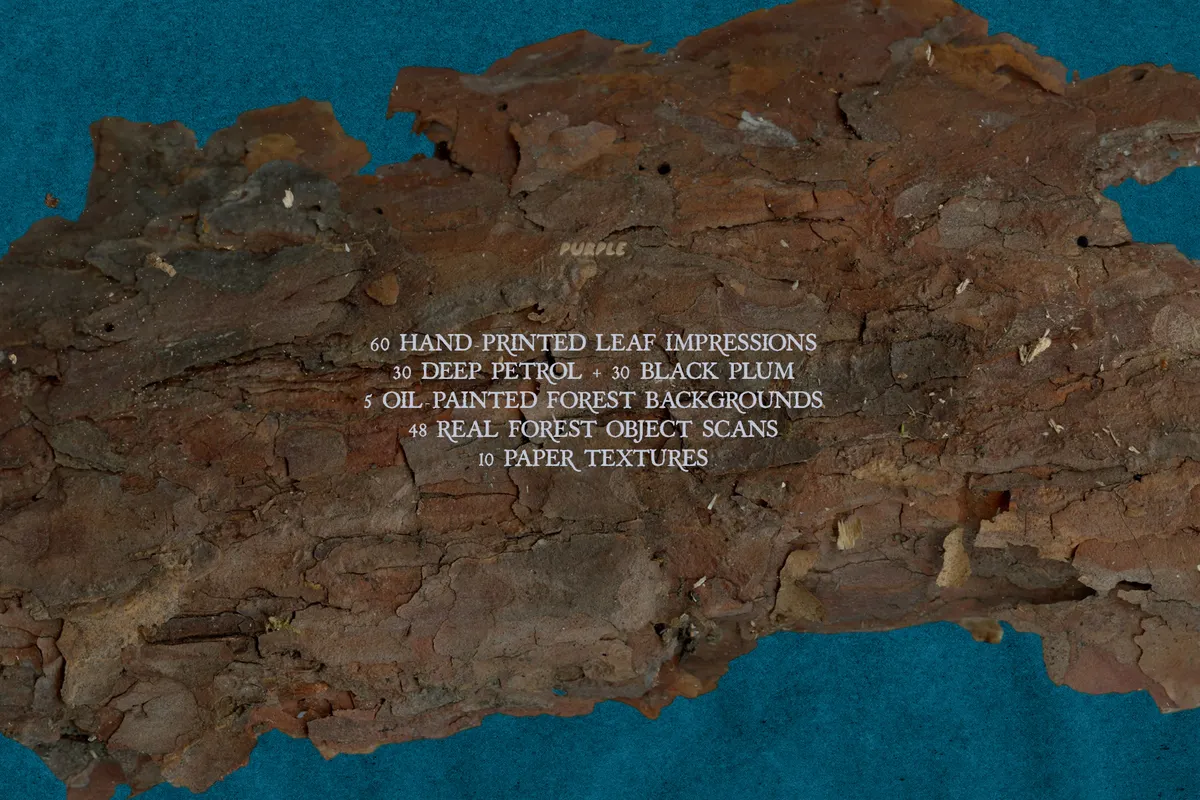Underprint: Forest Collage Material Kit