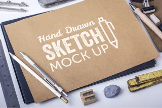 Hand-Drawn Sketch Mockups