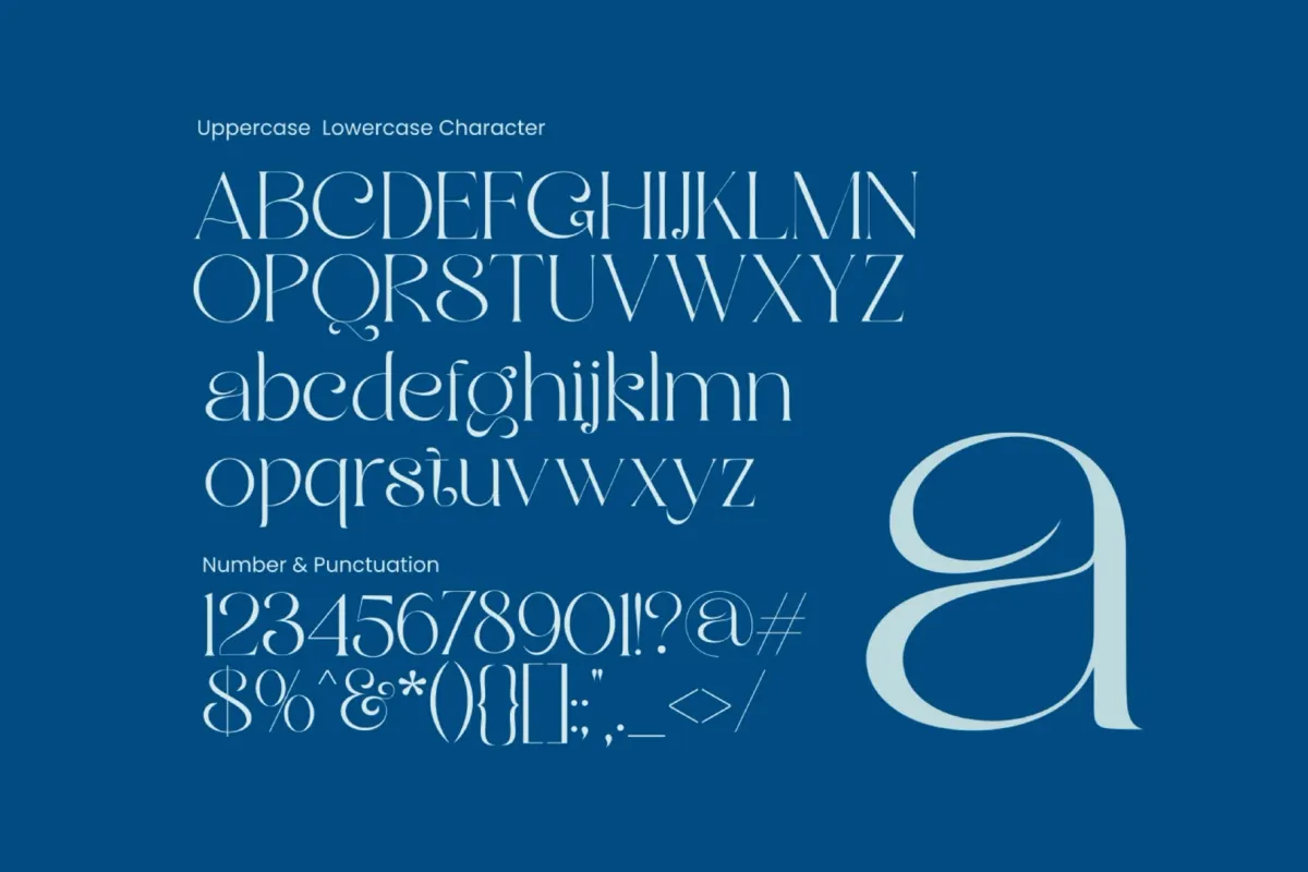 Bright Glitten - Elegant Modern Serif Display Font