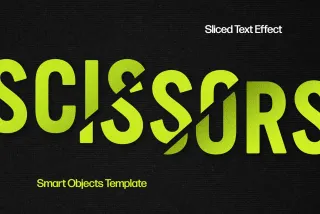 Sliced Text Effect
