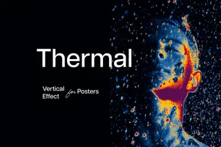 Heat Map Poster Photo Effect