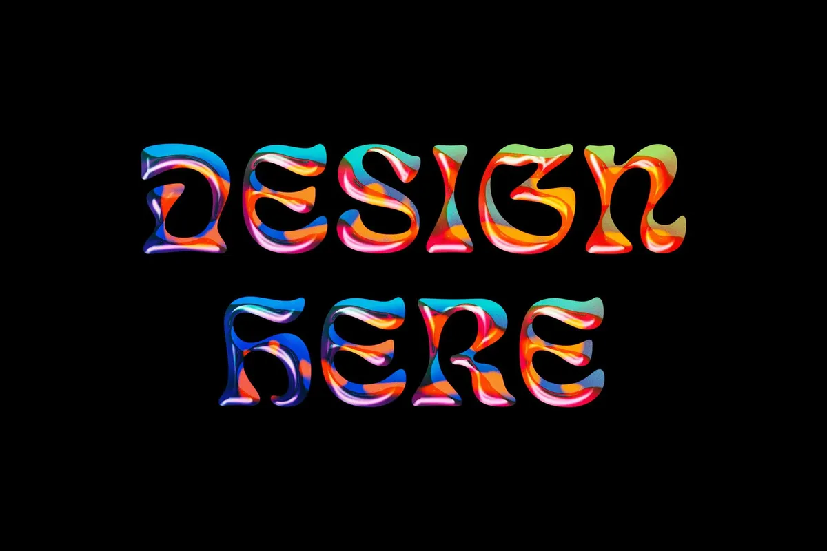 Chrome Logo Effect