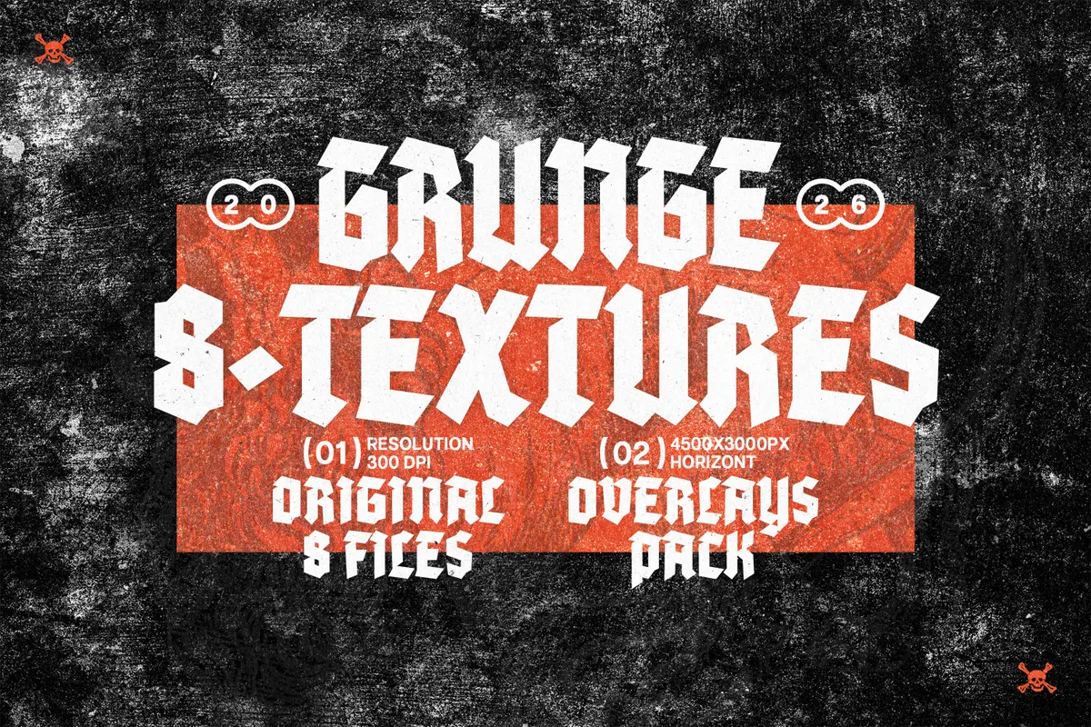 Grunge Overlay Textures Pack