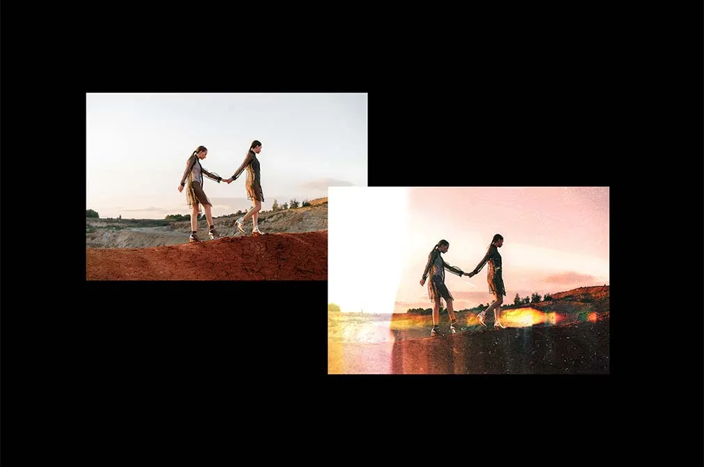 Light-Burn Film Overlay
