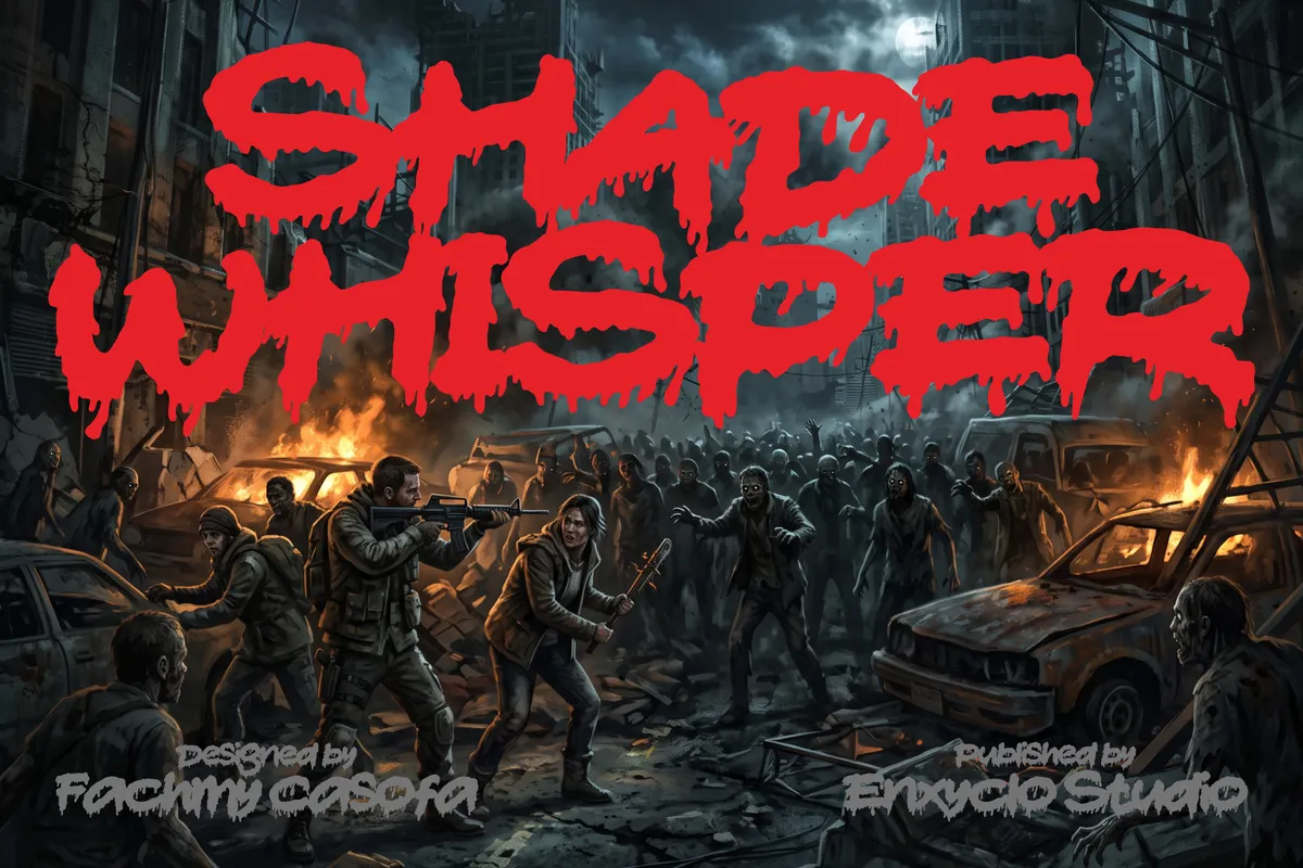 Shade Whisper — Dripping Horror Halloween Font | Pixelbuddha