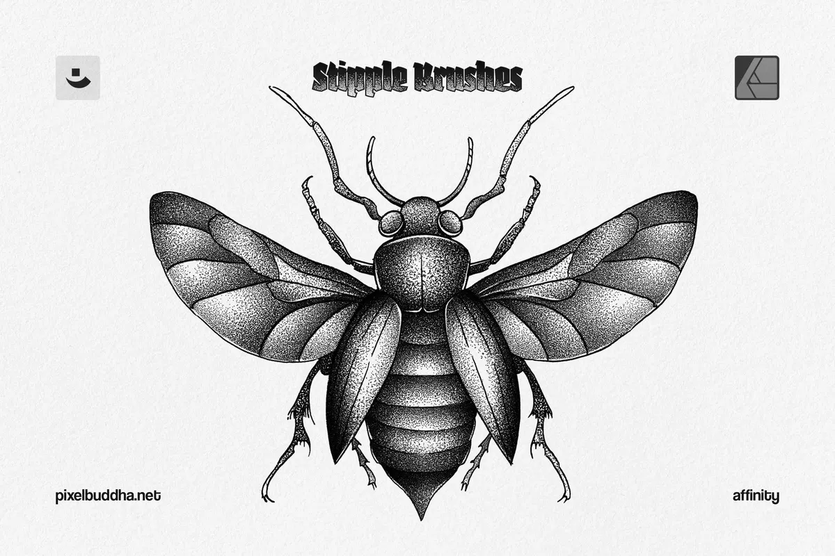 Stipple Affinity Designer Brushes